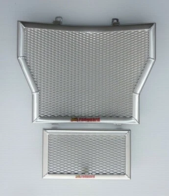 Protector de radiador plateado para BMW S1000RR y HP4 2009 2010 2011 2012 2013 2014 2015 Foto 1 de 4