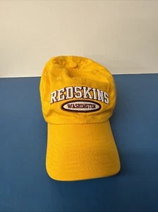 Washington Redskins Reebok Adjustable Hat Cap Men Women NFL Football Yellow Red - Picture 1 of 9
