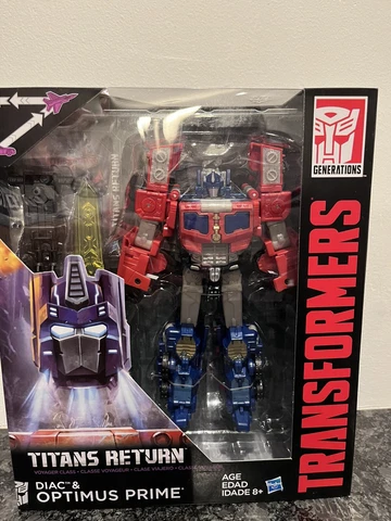 Transformers Titans return Optimus prime and Diac + Megatron and Doomshot NEW! Cover
