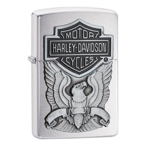 Zippo Harley Davidson Eagle Lighter - Pewter Chip  - Bild 1 von 1
