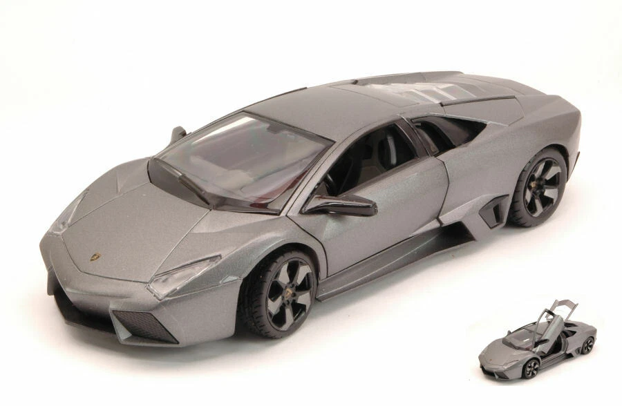 Lamborghini Reventon 2007 Gris Barra 1:24 Modelo Rastar - Imagen 1 de 1