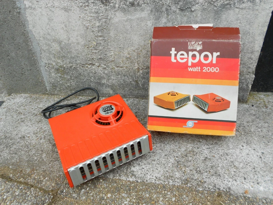 Ancien chauffage vintage TEPOR 2000 watt - Photo 1/4