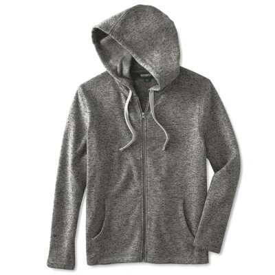 Sudadera con Capucha Para Hombre Talla XXL Vida Exterior Gris Cremallera Frontal               Foto 1 de 2