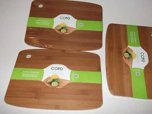 Set of 3 Core Bamboo Cutting Boards 12x9 Organic - Picture 1 of 3