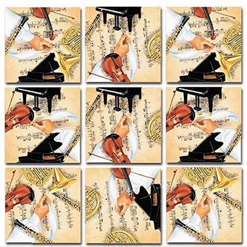 Rompecabezas de 9 piezas Symphony B. Dazzle Scramble Squares Foto 1 de 1