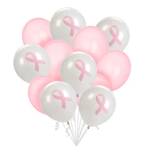 Fun Express Breast Cancer Awareness Ribbon Balloon Bouquet Kit - 205 Pc - Picture 1 of 2