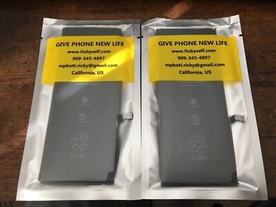 2x NUEVO iPhone 6S Plus Alta Capacidad Batería de Repuesto Totalmente Nuevo Foto 1 de 2