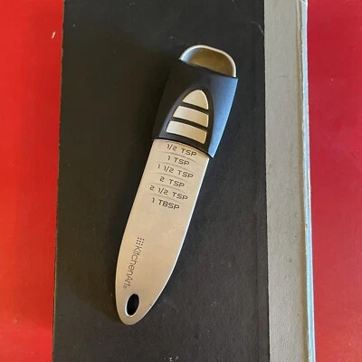 Kitchen Art Metal Adjustable Measuring Spoons 1/2 Teaspoon to 1 Tablespoon - Image 1 of 4