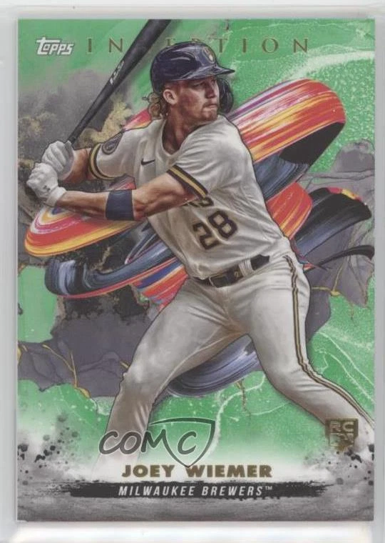 2023 Topps Inception Green Joey Wiemer #112 Rookie RC