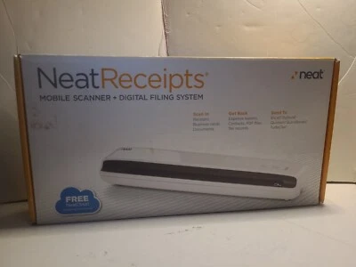 NEW NeatReceipts Mobile Scanner + Digital Filing System+ PDF Converter Software  - Image 1 of 4