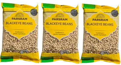 3kg- 3 Packs X 1kg - Black Eyed Beans - Black Eye Peas - Lobia - White Cowpeas • 34.45$