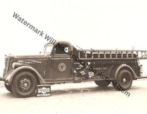 Pirsch U.S. Navy, Norfolk Va. Fire Truck Photograph Print 8.5x11" - Picture 1 of 1