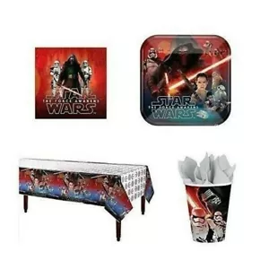 Star Wars VII The Force Awakens Birthday Party Supply Pack Bundle for 16 - Picture 1 of 9