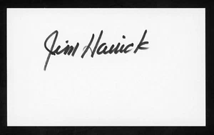 Jim Harrick won NCAA championship (1994-95) UCLA Signed 3x5 Index Card E27842 - Picture 1 of 1