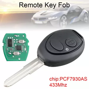 433Mhz 2 Buttons Remote Car Key Fob PCF7930AS for Land Rover Discovery 2 TD4 TD5 - Bild 1 von 11