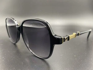 New GUCCI GG0756S 001 Black Frames Gray Gradient Lens 55-17-145. Authentic Italy - Picture 1 of 6