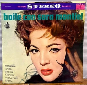SARA MONTIEL - BAILE CON  1962 JAPAN THIN SLEEVE LP  VOIX-D'OR VOS-3057H - Picture 1 of 4