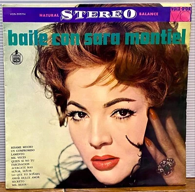 SARA MONTIEL - BAILE CON  1962 JAPAN THIN SLEEVE LP  VOIX-D'OR VOS-3057H - Image 1 of 4