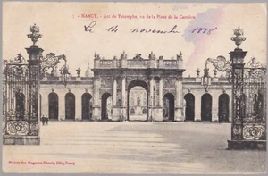 NANCY 54 Arc de Triomphe Place de la Carrière CPA écrite par Adolphe 14 Nov 1918 - Picture 1 of 2