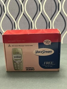 Vintage Nokia 3390 VoiceStream NOS -Open Box - Complete - Photo 1 sur 18