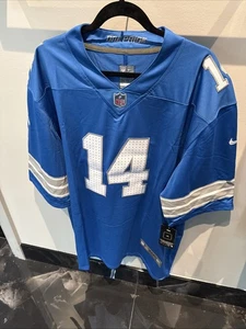 Detroit Lions Amon-Ra St. Brown Blue Jersey All Stitched Adult Sizes 3XL - Picture 1 of 9