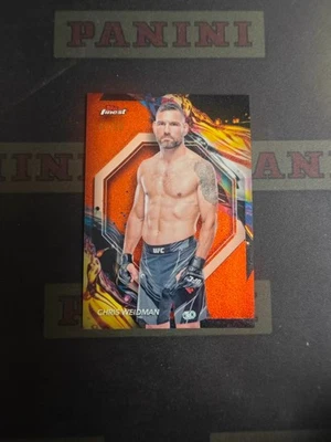 2024 Topps Finest UFC Orange Chris Weidman /50 - Image 1 of 2
