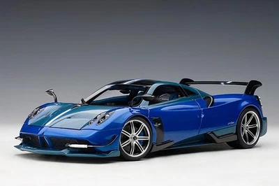 1:18 Autoart Pagani Huayra Bc 2016 Blue AA78277 Model - Image 1 of 2