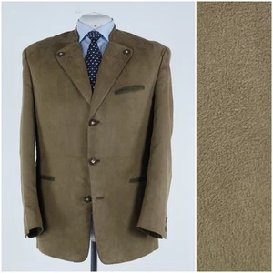 Mens Trachten Loden Sport Coat 48R US Size LANDHAUS Faux Suede Blazer Jacket - Picture 1 of 17