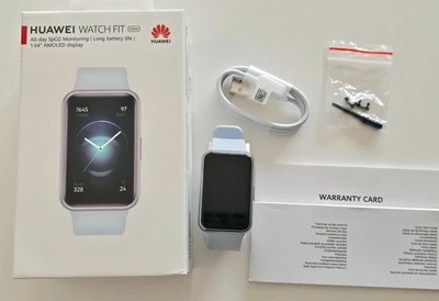 ★ HUAWEI ★ Watch Fit  New TIA-B09 Isle Blue ★ TOP ★ - Bild 1 von 4