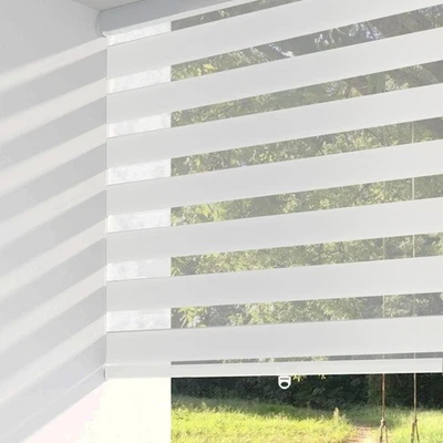 Cordless Blinds Light Filtering Blinds For Modern Home Polyester Material - Image 1 of 4