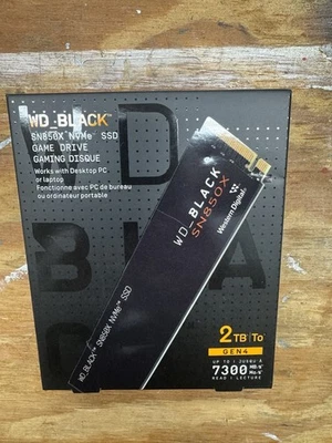 SSD interno Western Digital WD_BLACK SN850X 2 TB NVMe Foto 1 de 2