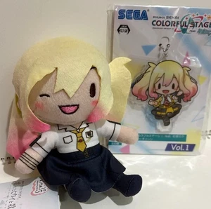 Mini llavero de felpa/acrílico Tenma Saki Project SEKAI película Fuwapuchi - Imagen 1 de 4