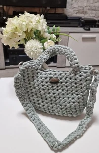 Selbst Gehäkelte Handtasche, Eigene Handarbeit - Bild 1 von 4