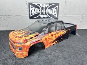 CUSTOM PAINTED RC TRUCK BODY ARRMA KRATON 6S TRAXXAS E-REVO T/E MAXX SILVERADO - Picture 1 of 19