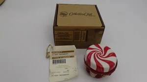Longaberger Miniature Sweets Peppermint Basket Collectors Club 2012 RARE - Picture 1 of 10