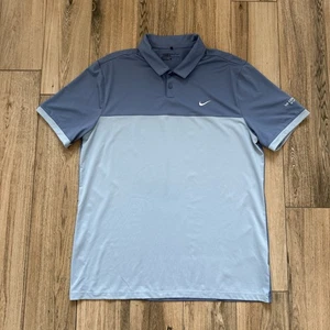 Nike Golf Blue Block Polo Shirt The Cosmopolitan Las Vegas Size Large/L EUC - Picture 1 of 8