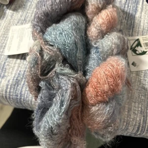 Speciality Hand Painted Mohair Yar. 2 Skeins - Picture 1 of 3