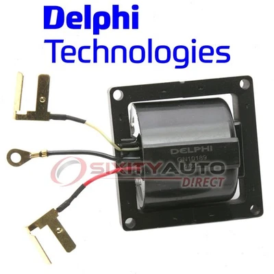 Delphi Ignition Coil for 1985-1988 GMC G3500 4.3L 5.7L 6.2L V6 V8 Wire Boot bw - Image 1 of 4