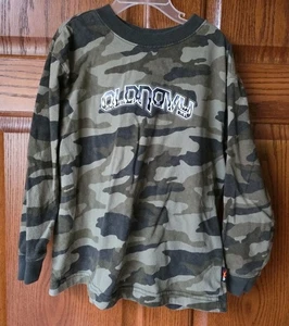 Vintage Old Navy Jungen Gr. S Camouflage Langarmshirt Pro Line 1994-2004 - Bild 1 von 3