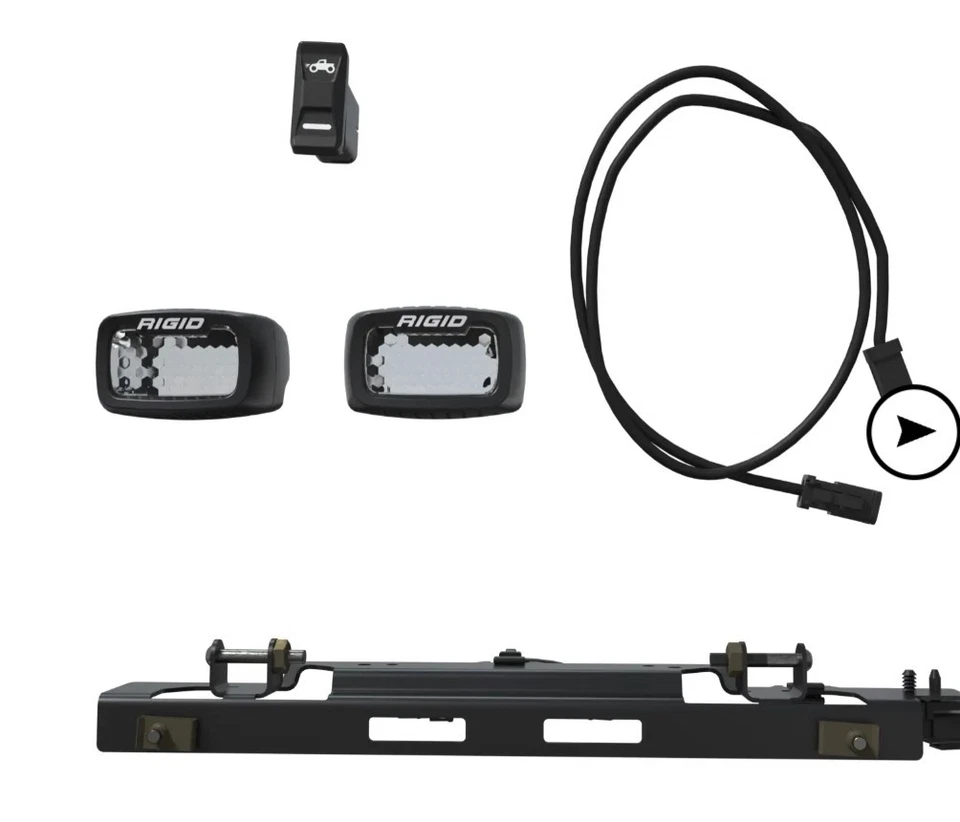 Polaris RIGID® SR-M-Series Pro Driving LED Lights- OEM 2889731 - Image 1 of 4