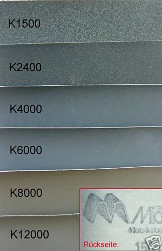 Profi Airbrush Lack Schleifpapier Micro Mesh 1500-12000 - Bild 1 von 1