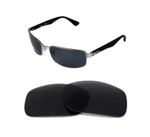 NUEVAS LENTES DE REPUESTO POLARIZADAS NEGRAS AJUSTADAS RAY BAN RB3364 62mm GAFAS DE SOL - Imagen 1 de 6