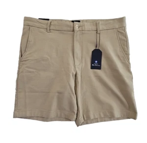 Ben Sherman Stretch Chino Shorts Men's 38 Tan Regular Fit 7" Inseam NEW NWT Luxe - Picture 1 of 14