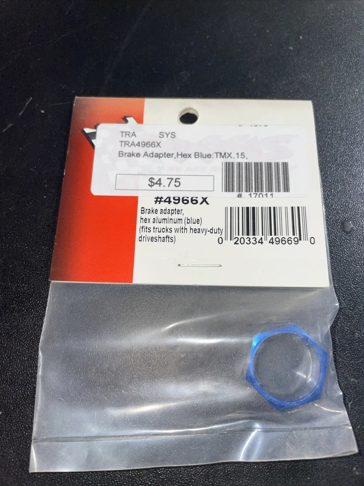 Brake Adapter Blue Traxxas T-Maxx 2.5 TRA4966X  #2147 - Image 1 of 1