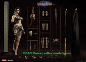 TBLeague PL2020-165A 1/6 Spartan Army Black Commander Female Action Figure - Picture 1 of 7