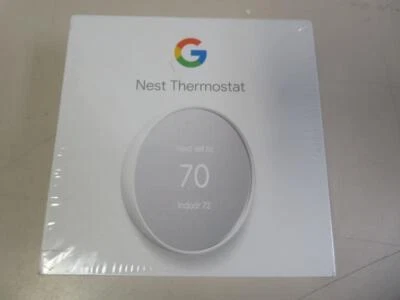 Google Nest Thermostat Smart Programmable Wi-Fi Thermostat Snow - Image 1 of 4