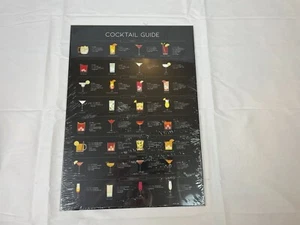 Displate - Black cocktail guide - ca. 45*30 cm, eingeschweißt in OVP - Bild 1 von 7