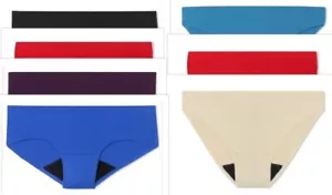7 PAIR RUBY BLISS BUNDLE LEAK PROOF PERIOD PROTECTION PANTIES BLACK WOMEN 2XL - Picture 1 of 2