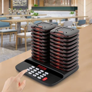 20 Restaurant Pagers Wireless Guest Paging System Queuing Calling Beepers US - Picture 1 of 18