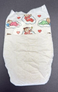 Pañal Pampers Vintage Años 90 1992 Bebé Bebés en las Nubes Recién Nacido Talla - Imagen 1 de 5
